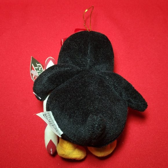 Coca Cola Penguin Christmas Plush Ornament 1999 - Picture 5 of 11
